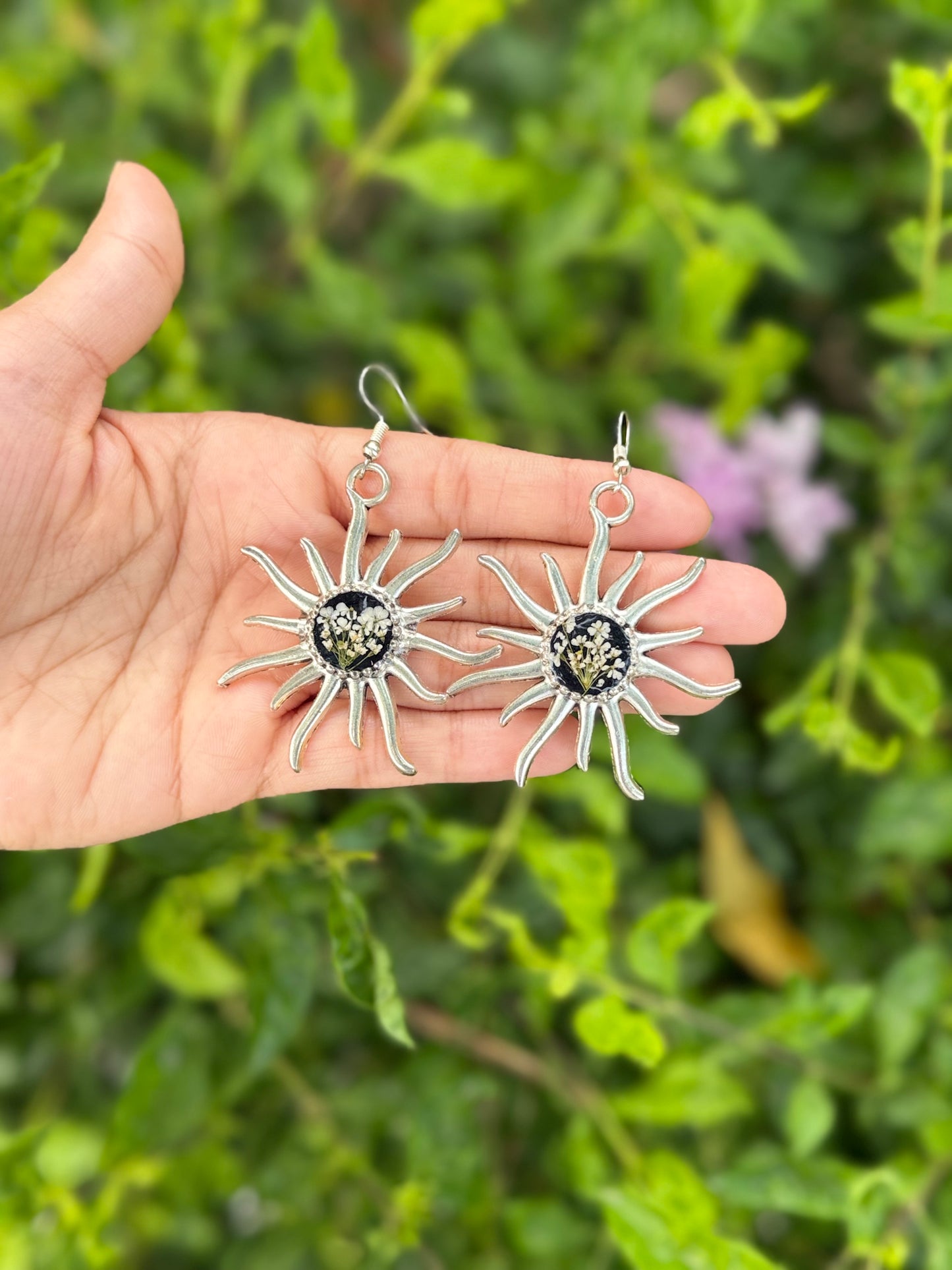 Sunlit flora earrings