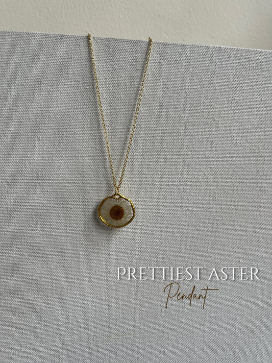 Prettiest aster pendant