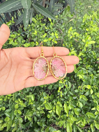 Soft blush earrings
