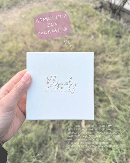 Paper clip matching bracelets