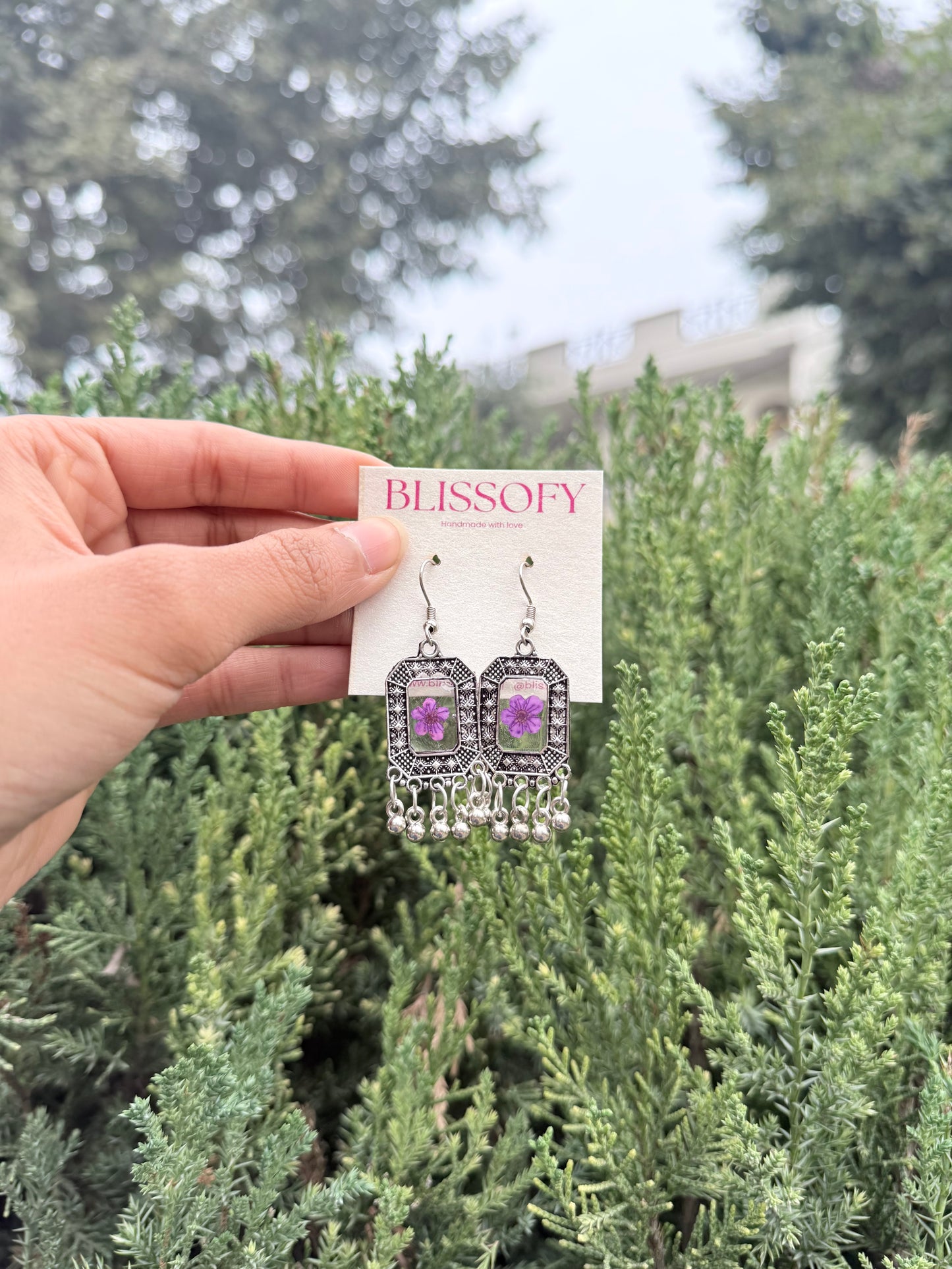 Mini cutie purple jhumki