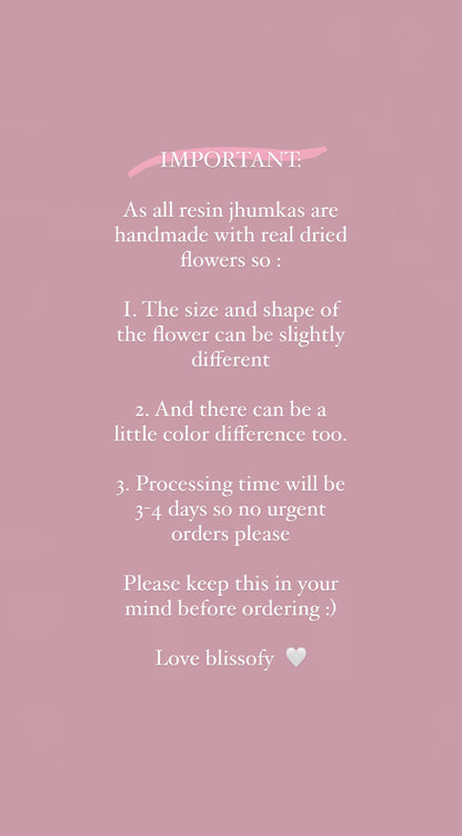 Elegant daisy jhumka ( without beads)