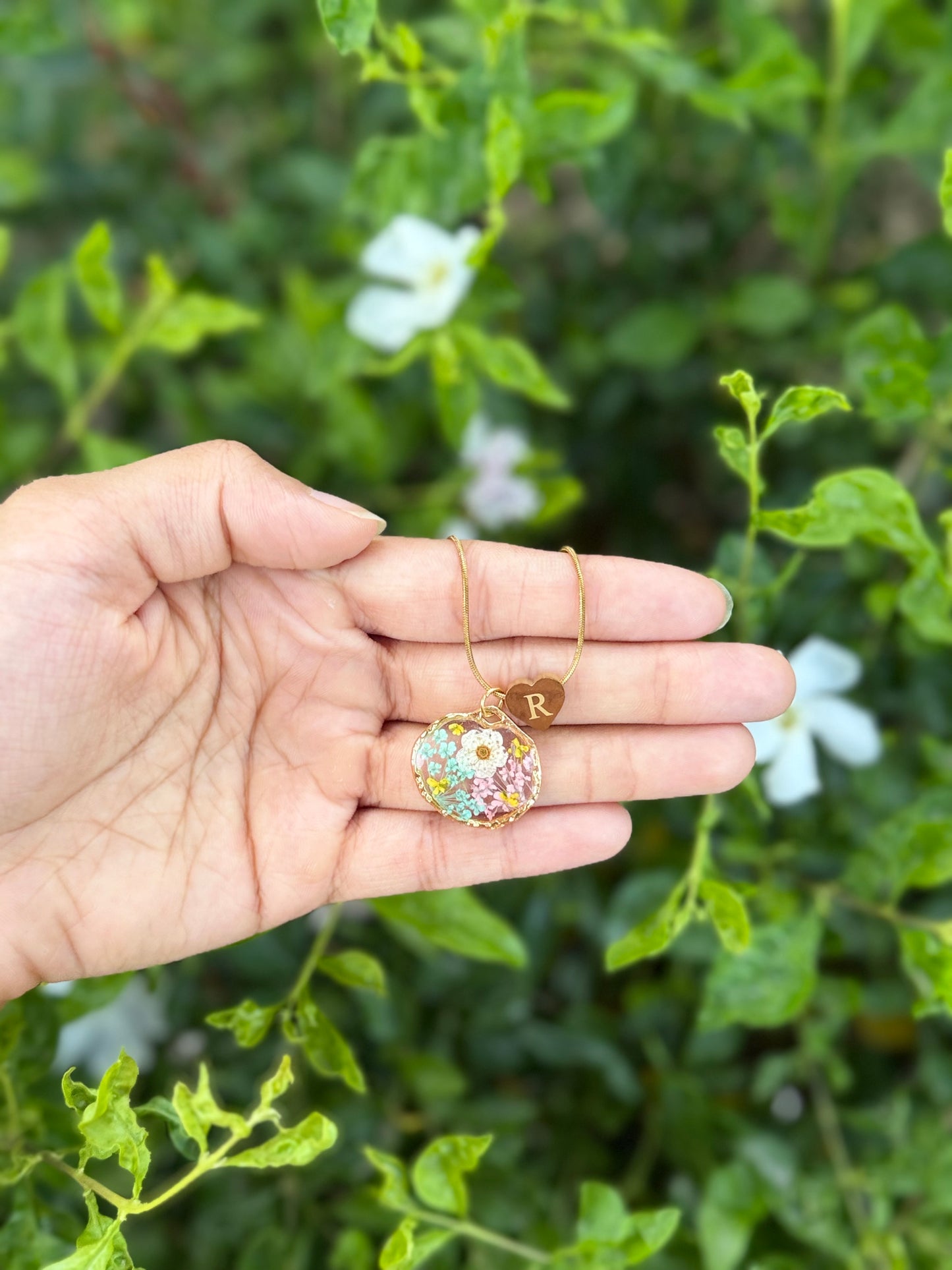 Ophelia initial necklace