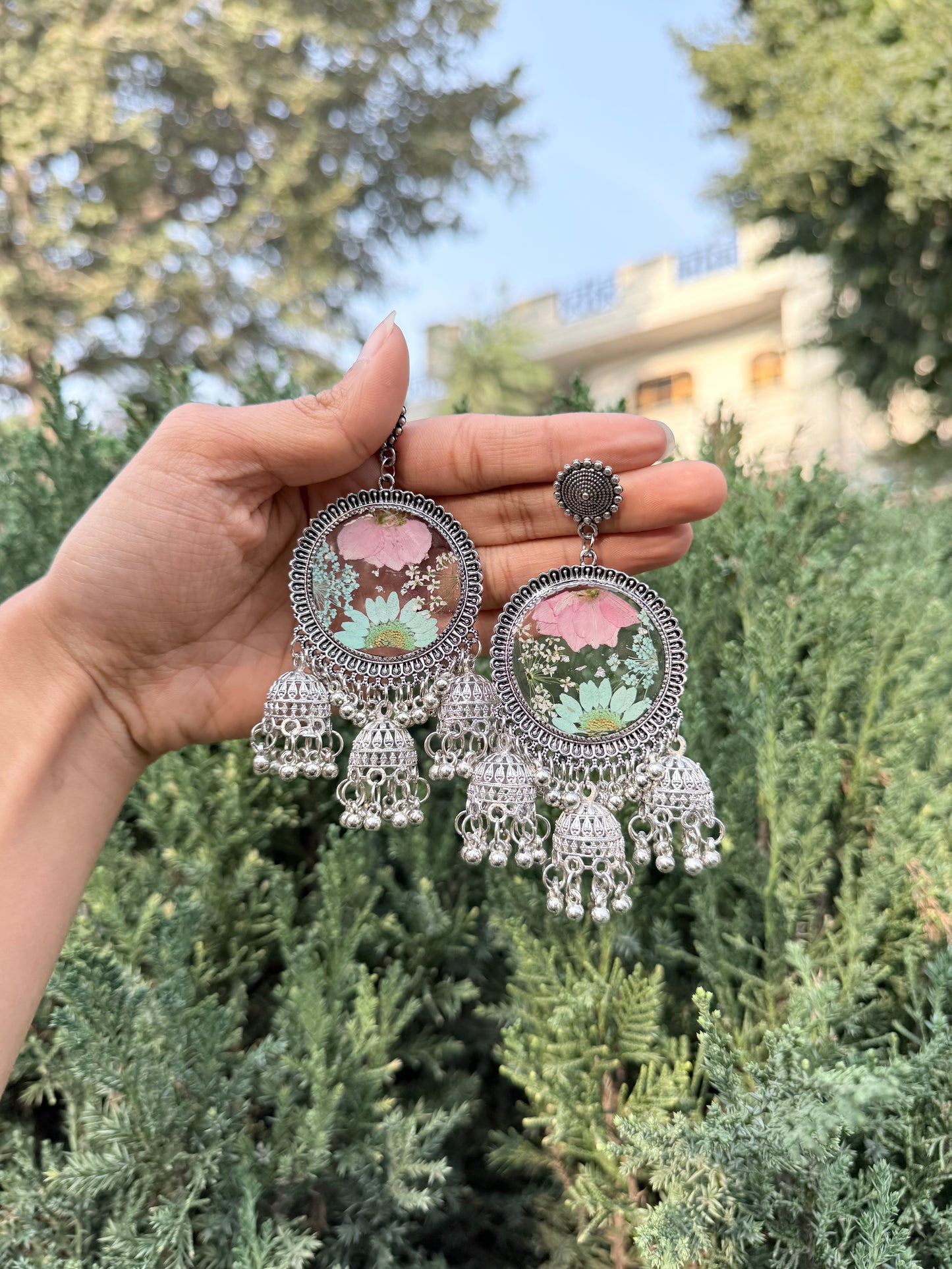 Saanjh phool jhumkas