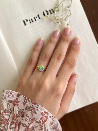 Spring flora ring