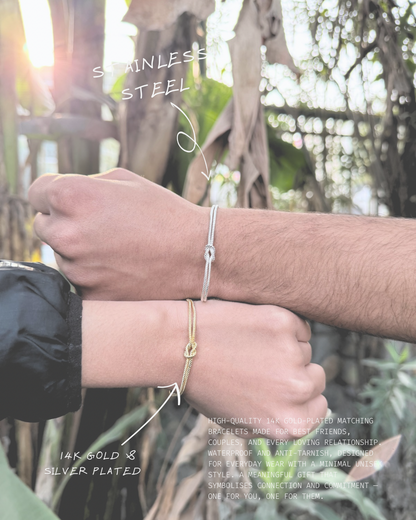 Forever knot bracelets