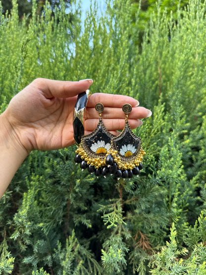 daisy Jhumka & bangle set