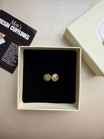 Crimson cufflinks