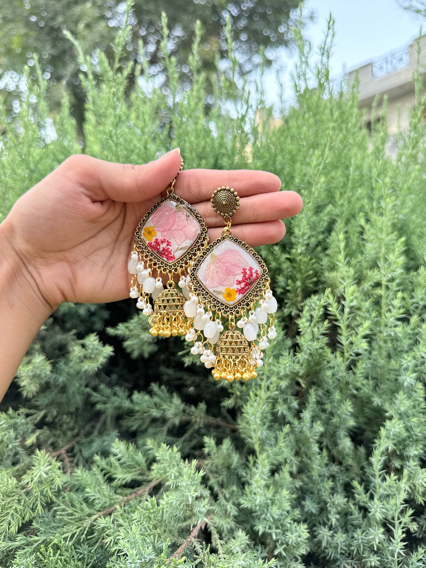 Gul kashmiri jhumkas