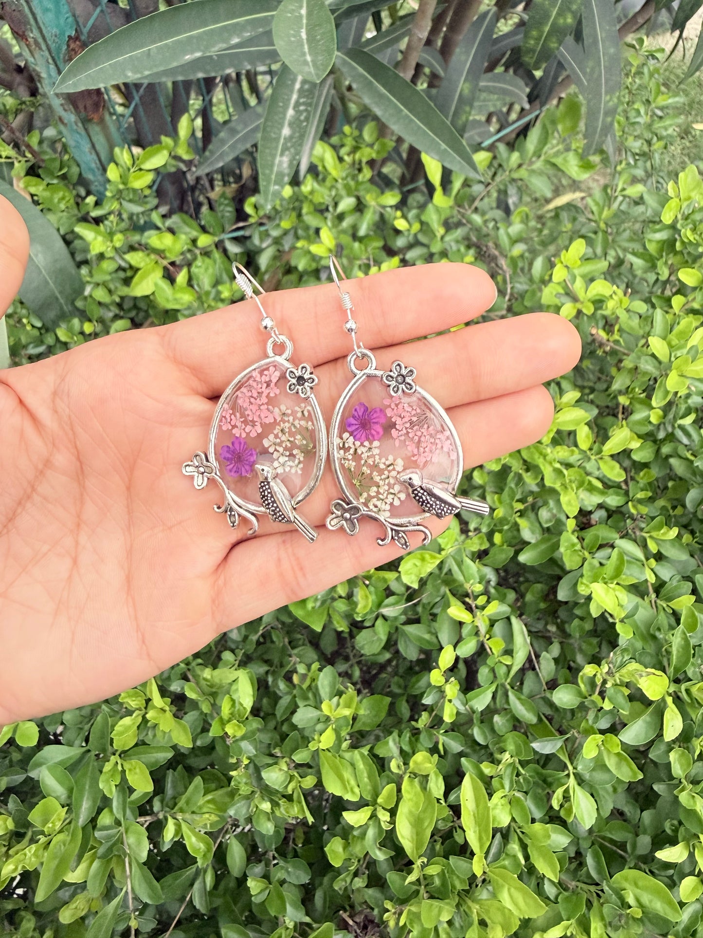 Petal nest earrings