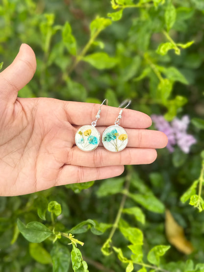 Baby breath earrings
