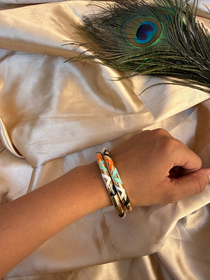 Luxe multicoloured bangle