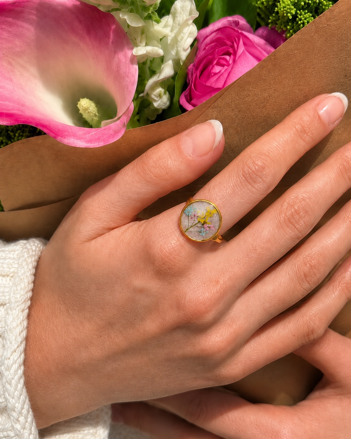 Tree of wishes ring