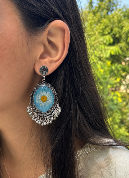 Aster oxidised jhumkas