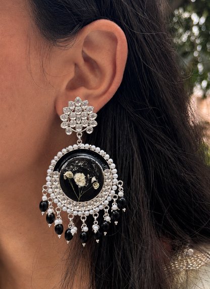 Royal black breath Jhumka