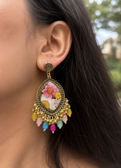 Rangoli jhumka