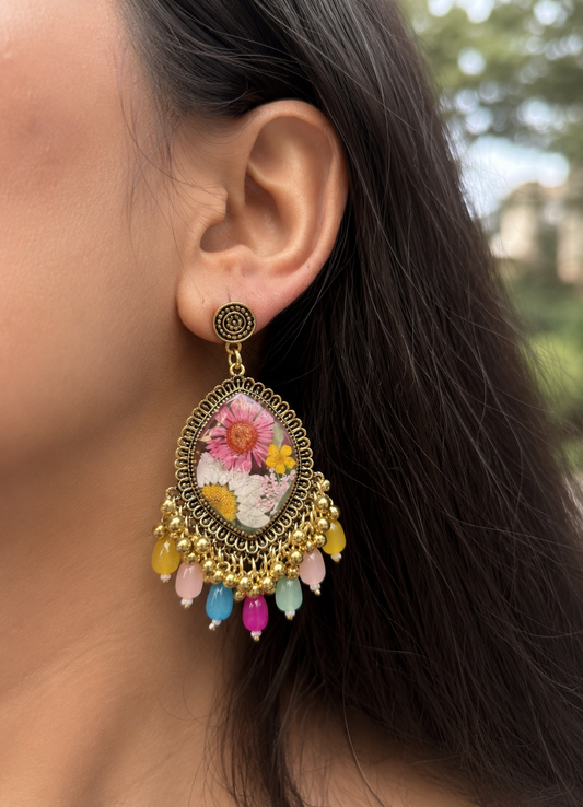 Rangoli jhumka