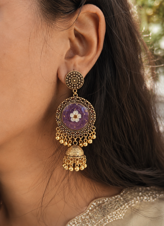 Mini blossom jhumki