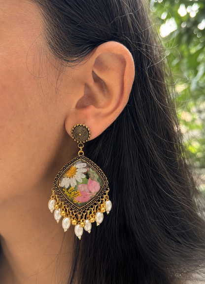Innaya pearl jhumkas