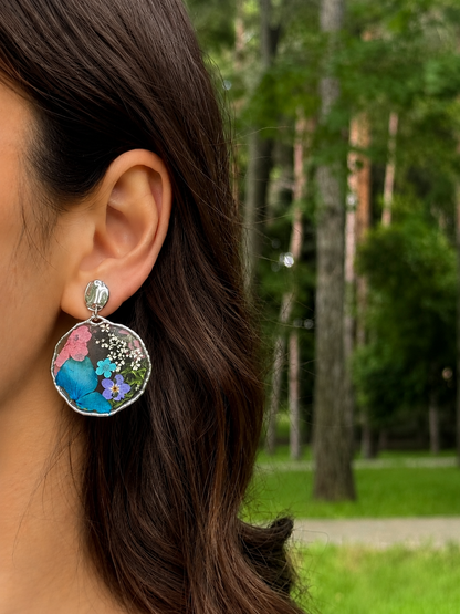 Ocean flora earrings
