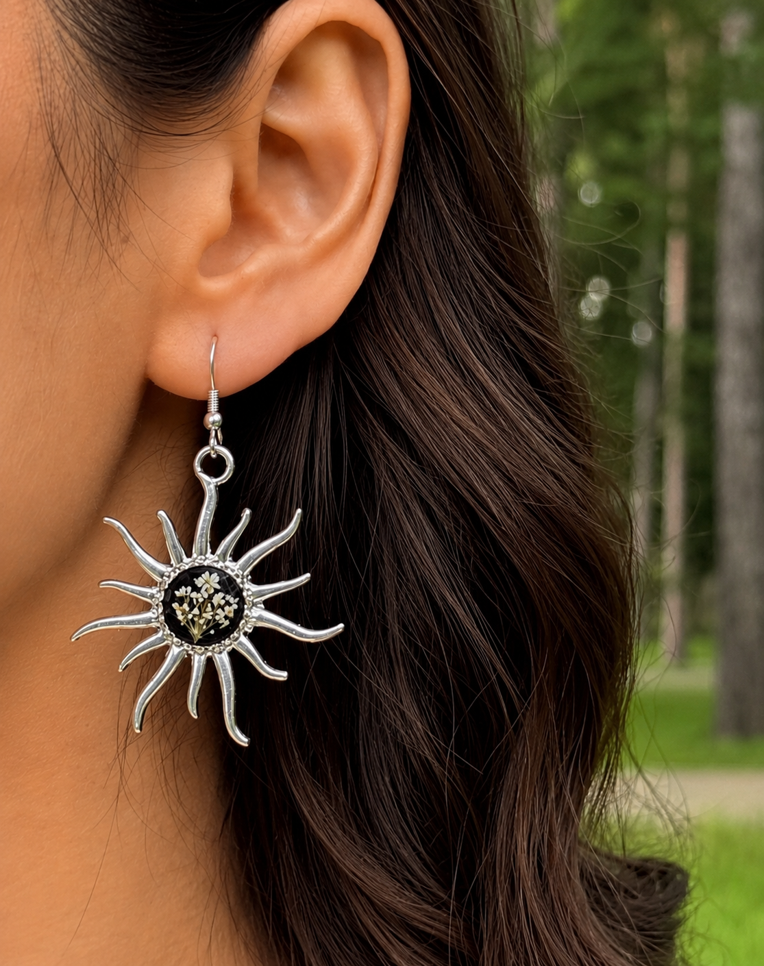 Sunlit flora earrings