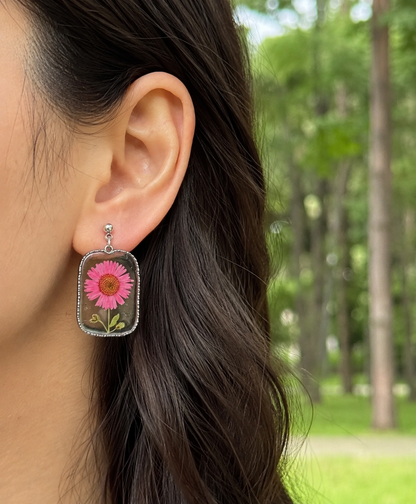 Aster bloom earrings
