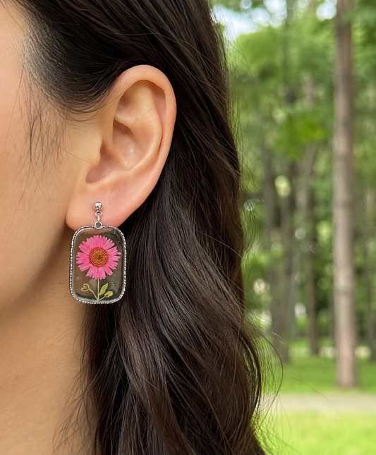 Aster bloom earrings