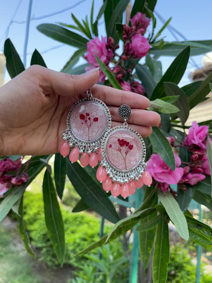 Flora Blush jhumka