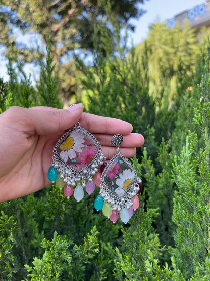 Rainbow bliss jhumkas