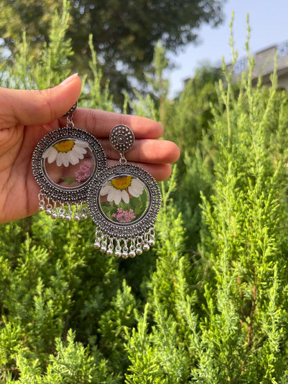 Mini flora jhumkas