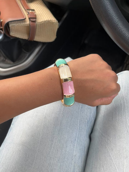 Cotton candy luxe bangle