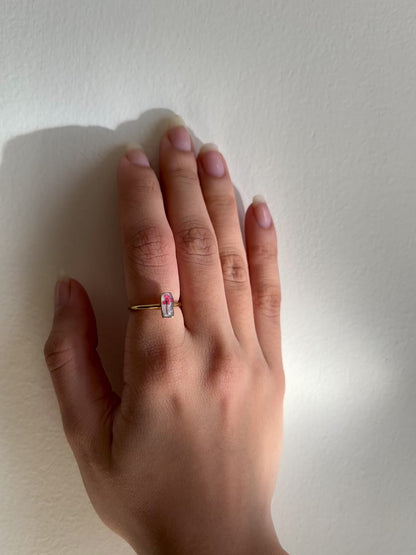 Tiny blossom ring