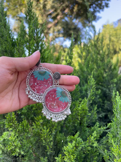 Pink lush jhumka