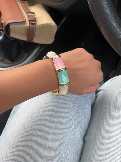 Cotton candy luxe bangle