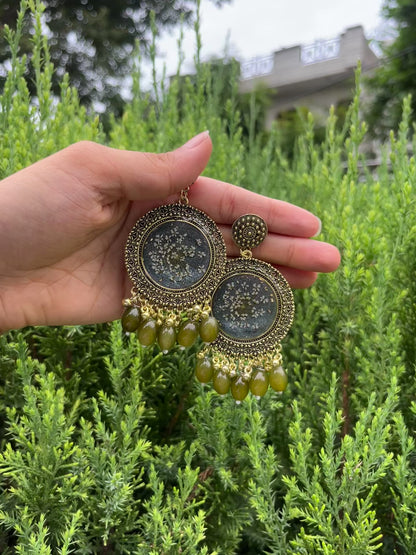 Nidaa jhumkas