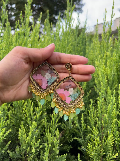 Mini eden butterfly jhumkas