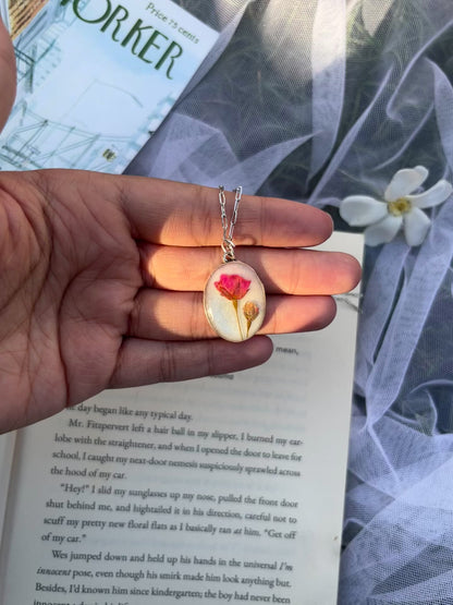 Vintage rose pendant