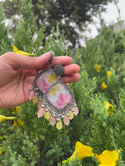 Prettiest lime pink jhumka