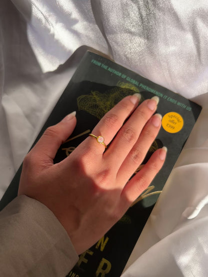 Tiny Baby pink  ring